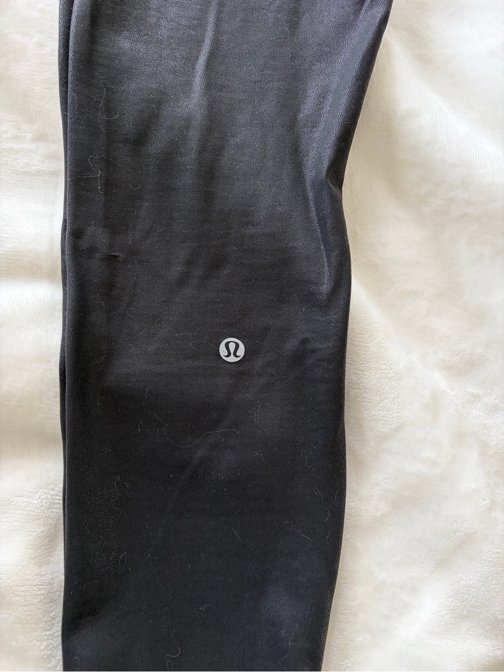 lululemon athletica Black Women's Leggings with Reflective Logo